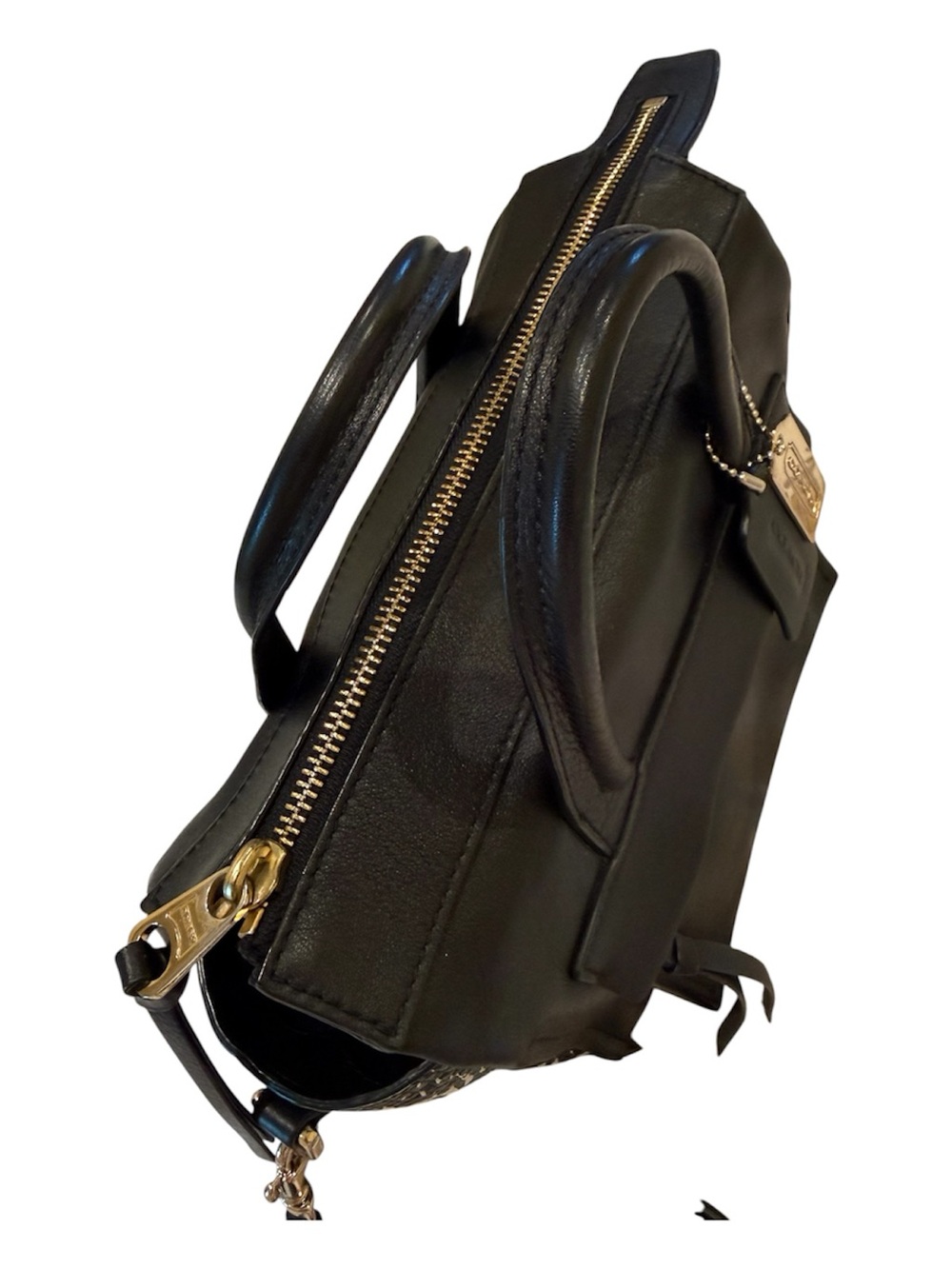Coach Bleeker mini Riley satchel python embossed sides - Picture 5 of 15